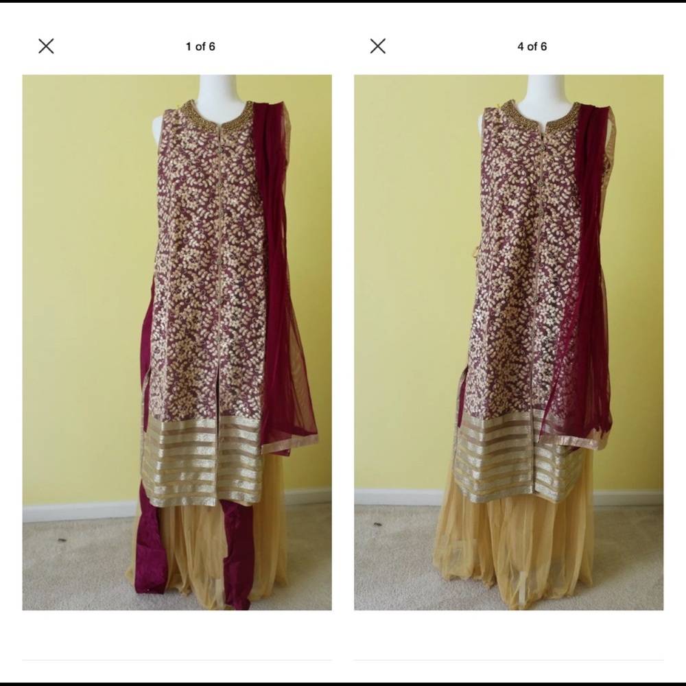 Bollywood Anarkali Salwar Kameez 3 way style